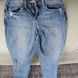 Genetic mid rise ankle skinny jeans sz 26